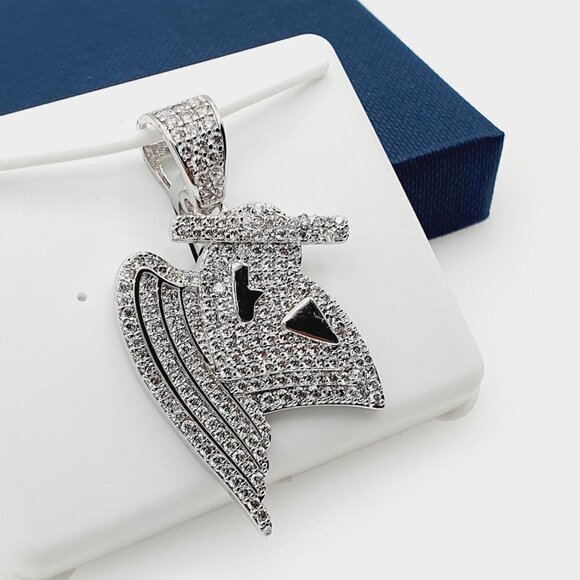 Jewelry | 925 Sterling Silver Plated Cz Pendant Inus1br284  \